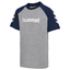 hmlJR LOGO T-SHIRT S/S greymelangedressblues