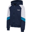 hmlJR LOOSE BLOCKED ZIP HOODIE dressblues