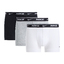 Essential Cotton Stretch Trunk 3 Boxershort whtiegreyheatherblack