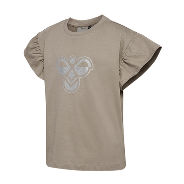 hmlJR RUFFLE T-SHIRT SS BIG BEE
