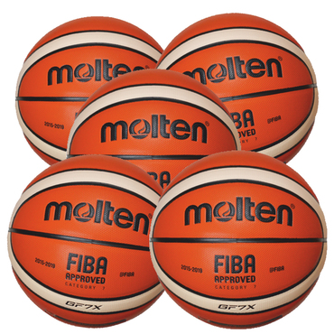 BGF7X Basketball Größe 7 - 5er Ballpaket