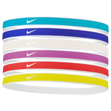 SWOOSH SPORT HEADBANDS 6 PK TIPPED