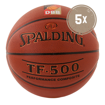 TF500 Basketball Größe 7 - 5er Ballpaket