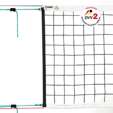VOLLEYBALL-TURNIERNETZ DVV-2, KEVLARSEIL, 5 MM-530614