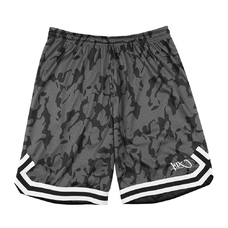 HARDWOOD BIG HOLE MESH DOUBLE X SHORTS