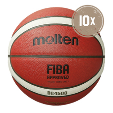 Molten B7G4500-DBB Basketball Größe 7 - 10er Ballpaket